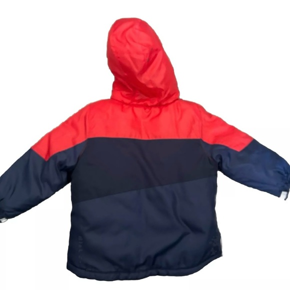 Toddler Oshkosh B’Gosh Red And Navy Jacket Size 24 Months - Picture 5 of 5